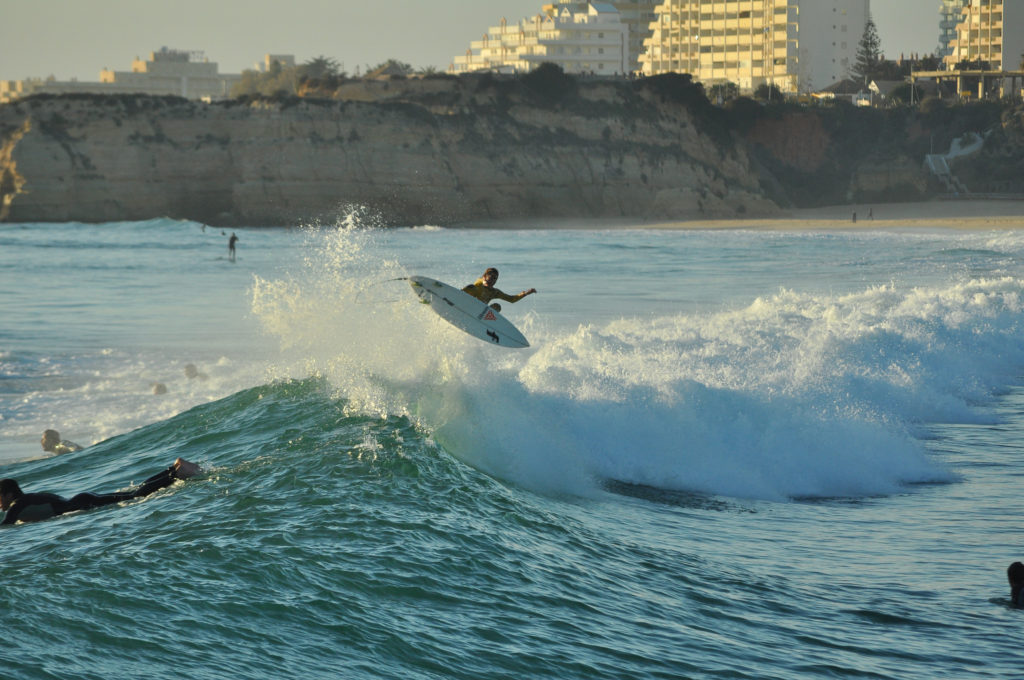 Surfen in der Algarve @ Praia da Rocha